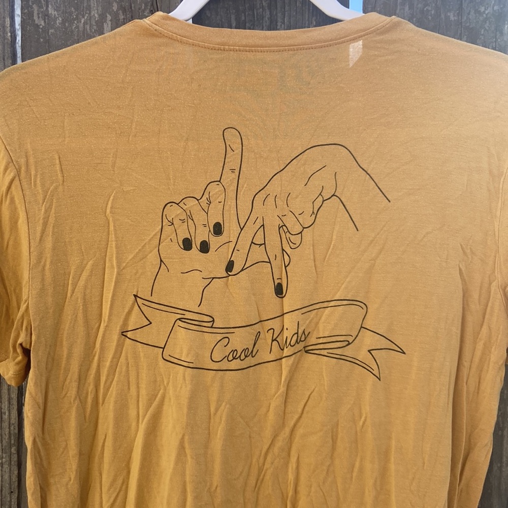 Mustard Yellow Cool Kids T-shirt